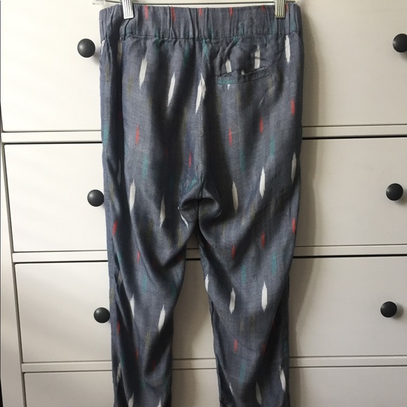 **SOLD** Faherty Loose Indigo Multicolored Pants - Picture 5 of 8